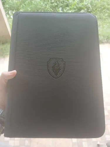 Fichário Álbum para cartas tcg, 9x9, sem argolas,Ziper, 360 espaços pokemon tcg one peicee