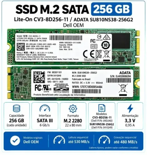 SSD 256gb M.2