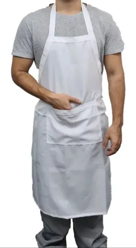 Avental De Frente Oxford Masculino Feminino Com Bolso
