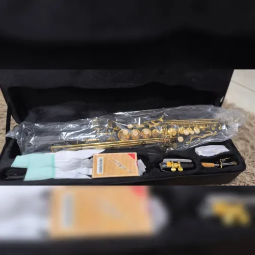 SAX SOPRANO MARCA VEDO NOVO SEM USO
