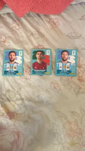 FIGURINHA DO MESSI E CRISTIANO RONALDO 2026