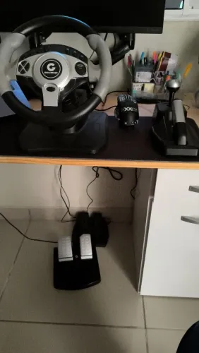 Volante gamer completo