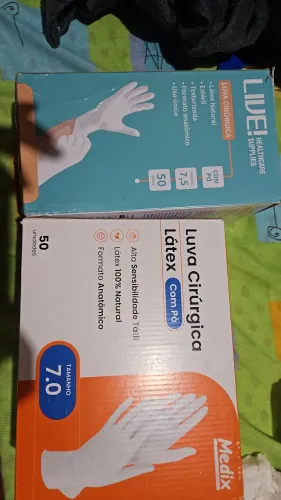 Luvas estéril