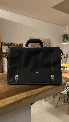 pasta executiva Montblanc para notebook e documentos