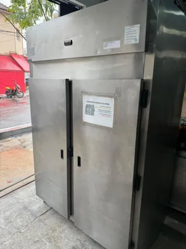Refrigerador aço inox