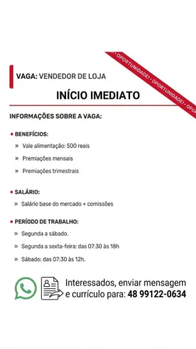 Vendedor de Loja Tintas oliveira Campeche