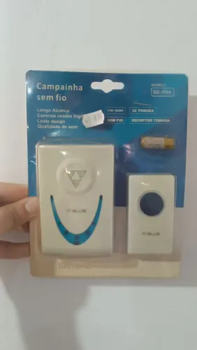 Campainha sem fio novo com pilha