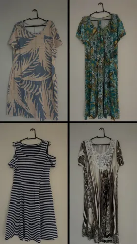Vestidos novos e usados