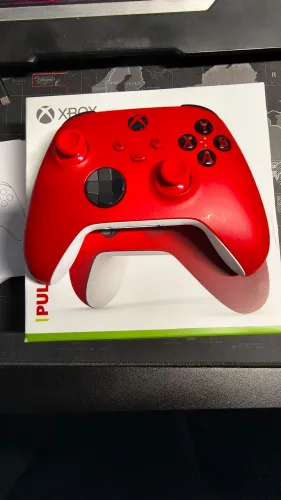 Controle xbox pulse red
