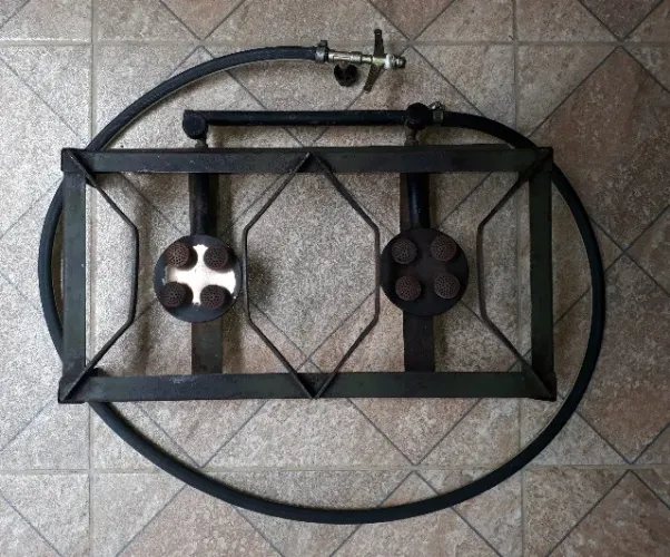 Fogão duas boca, vasilhame 13kg