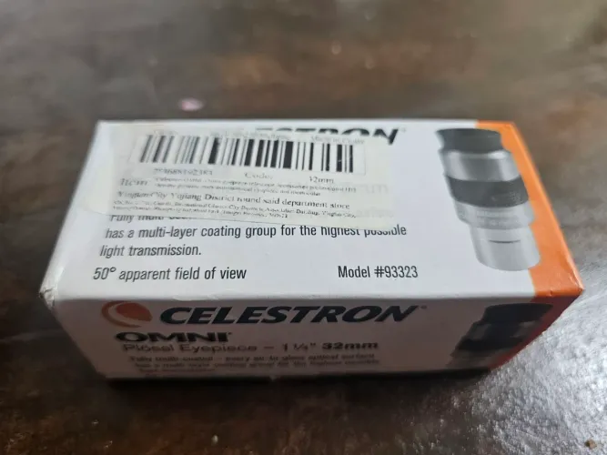 Ocular Celestron Omni 32mm 1,25 Para Telescópio Astronômico (Usado)
