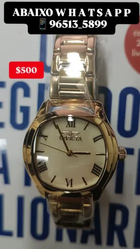 Relógio INVICTA. FEMININO  ORIGINAL CAIXA COMPLETA 