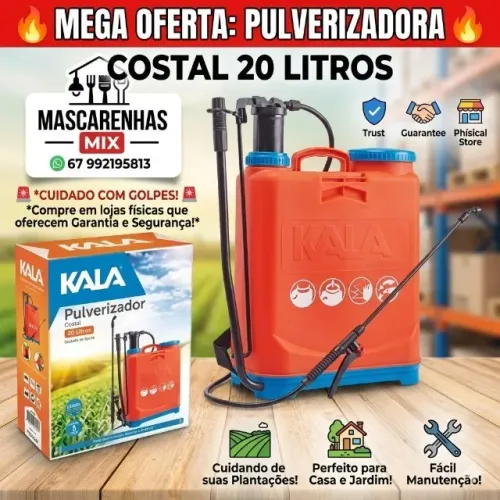 Pulverizador Costal Manual 20 Litros COD: 076
