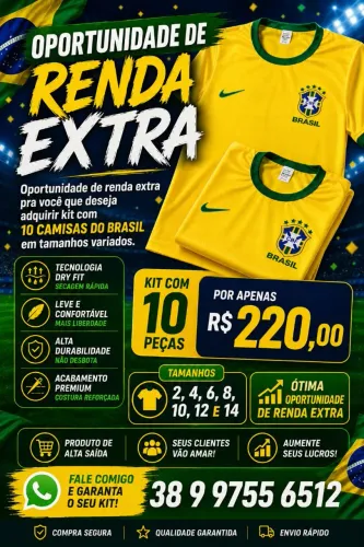 Camisa do Brasil no atacado