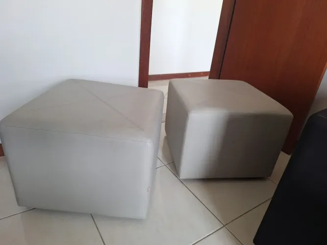 Puffs Quadro para Quarto ou Sala