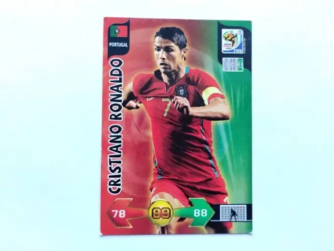 Card Panini Copa 2010: Cristiano Ronaldo - Portugal