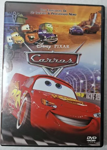 Dvd Carros Original Disney Filme Infantil c/ Bonus/ Usado