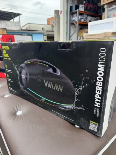 Caixa De Som Speaker Bluetooth Waaw Hyperboom 1000