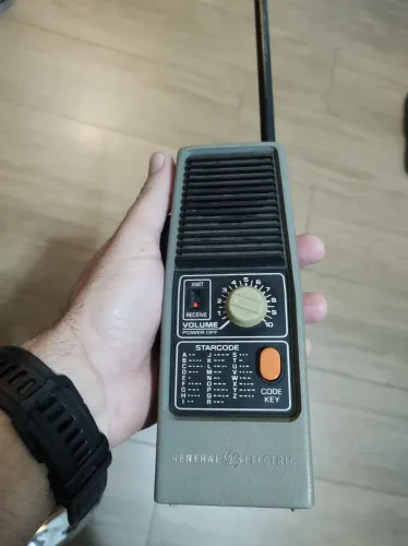 Walkie Talkie GE 1987 - RARÍSSIMO E FUNCIONANDO