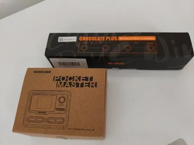 Pedaleira Sonicake Pocket Master + Pedal Chocolate (Na Caixa / Estado de Novo)