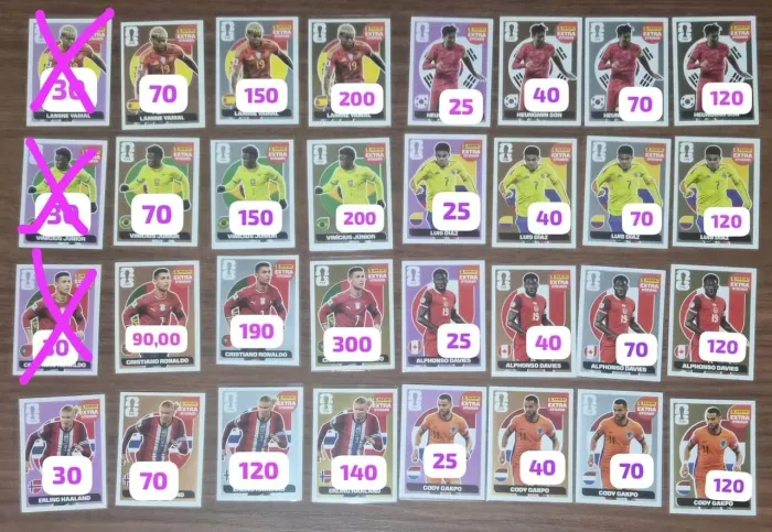 VENDO FIGURINHAS LEGENDS - COPA DO MUNDO 2026