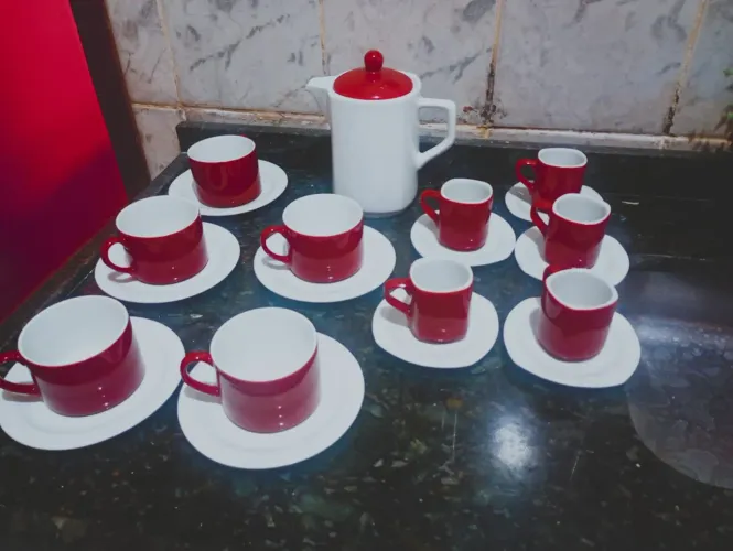 Xícaras de porcelana