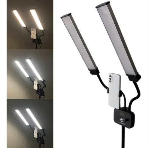 Iluminação profissional + Tripé 2 m - Nova