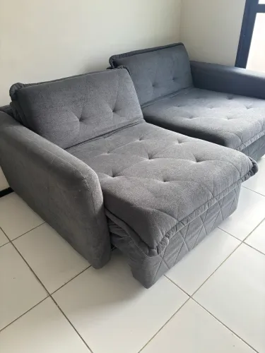 Sofá retrátil 2 lugares 