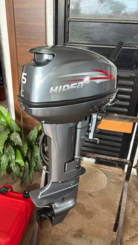 Motor de popa Hidea 15hp 10h de uso 