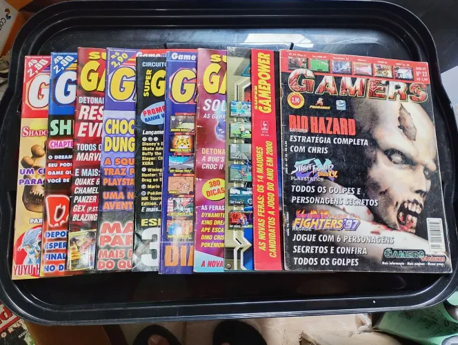 Lote de revistas de games