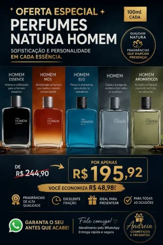 Natura homem 100ml