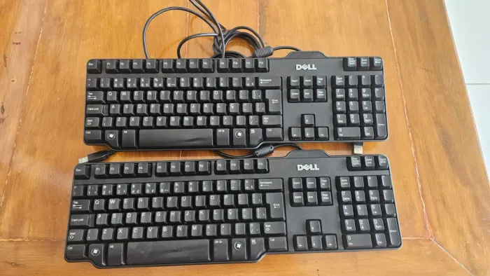 Teclado Dell USB com fio - Teclas altas super confortável - Preço por unidade