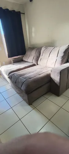 SOFÁ RETRÁTIL E RECLINÁVEL 2,50M ? SUPER CONFORTÁVEL E HIGIENIZADO