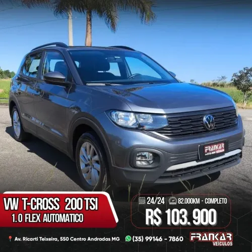 Volkswagen T-Cross 1.0 TSI Flex 12V 5P Aut. 2024