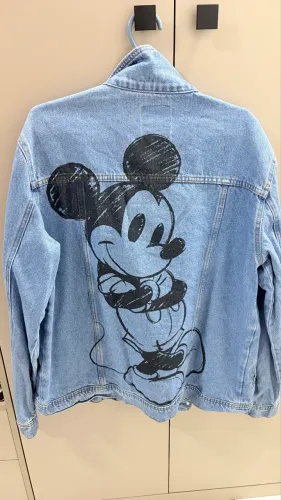 Jaqueta Jeans Disney Mickey - Tam. G, Usada 3x