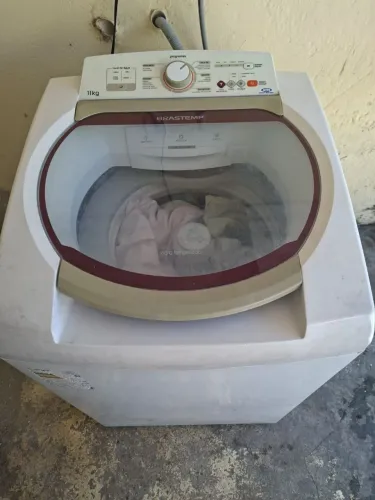 Lavadora de Roupas 11 Kg Brastemp com 05 Programas de Lavagem Branco - BWK11AB 220V