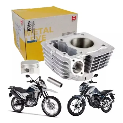 KIT CILINDRO TITAN160/FAN160/BROS160 COFAP/METAL LEVE 9825