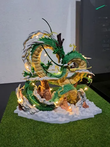 Action Figure Dragon Ball - Shenlong 22cm Com Led