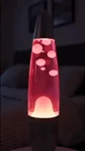 Luminária de Lava Retrô RGB | Decoração Gamer e Quarto