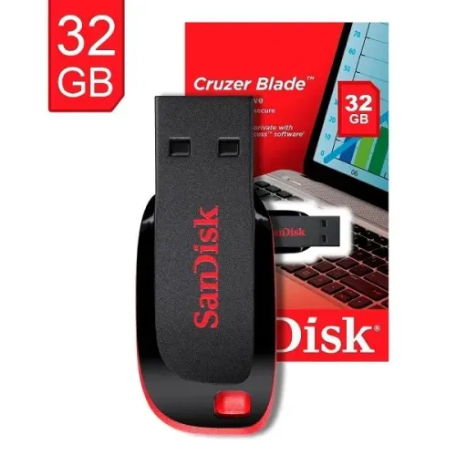 Pen Drive SanDisk Cruzer Blade 32GB