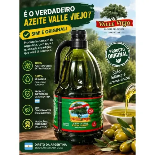 Azeite Extra Virgem Argentino 5 Litros Original