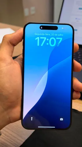 iPhone 15 Pro Max Azul Marinho 256GB Saúde da Bateria 84%