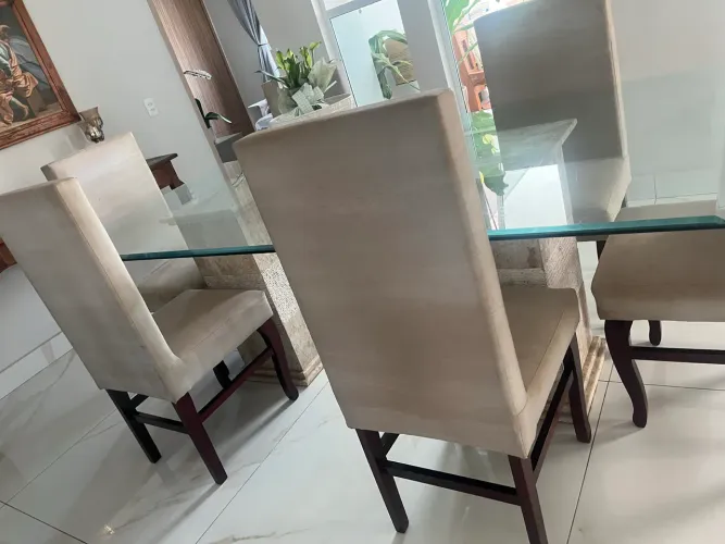 6 lindas cadeiras para sala de jantar