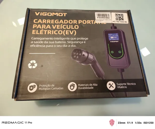 Carregador portátil EV para veículo elétrico Vigomot (NOVO)