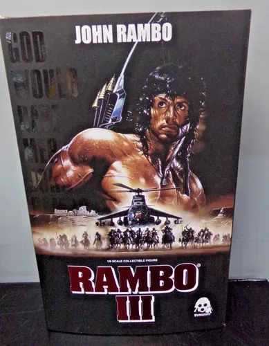 Rambo - Threezero - Rambo 3 Escala 1/6 Como Hot Toys