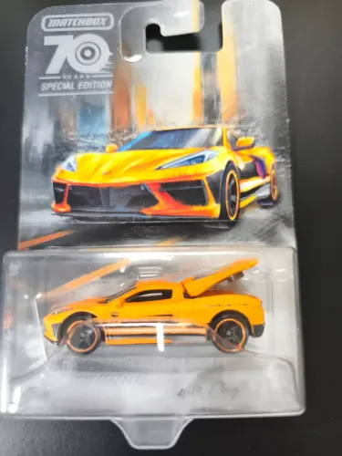 Miniatura Matchbox 70 Special Edition - 2020 Chevy Corvette Moving Parts - Novo Lacrado