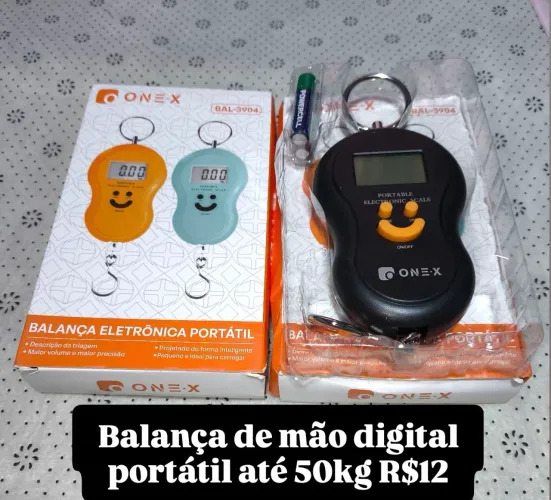 Balança de mão digital até 50kg