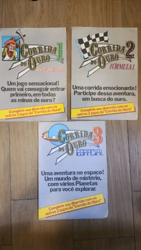 Tabuleiros Corrida de Outro Nestlé Vol. 1, 2 e 3