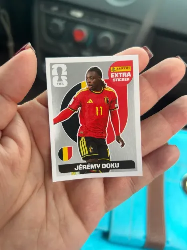 Figurinha Extra Sticker Jérémy Doku - Copa do Mundo FIFA 2026 - Panini - Rara