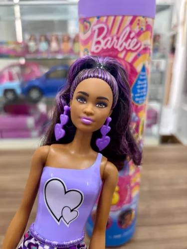 Barbie reveal roxa (nova)